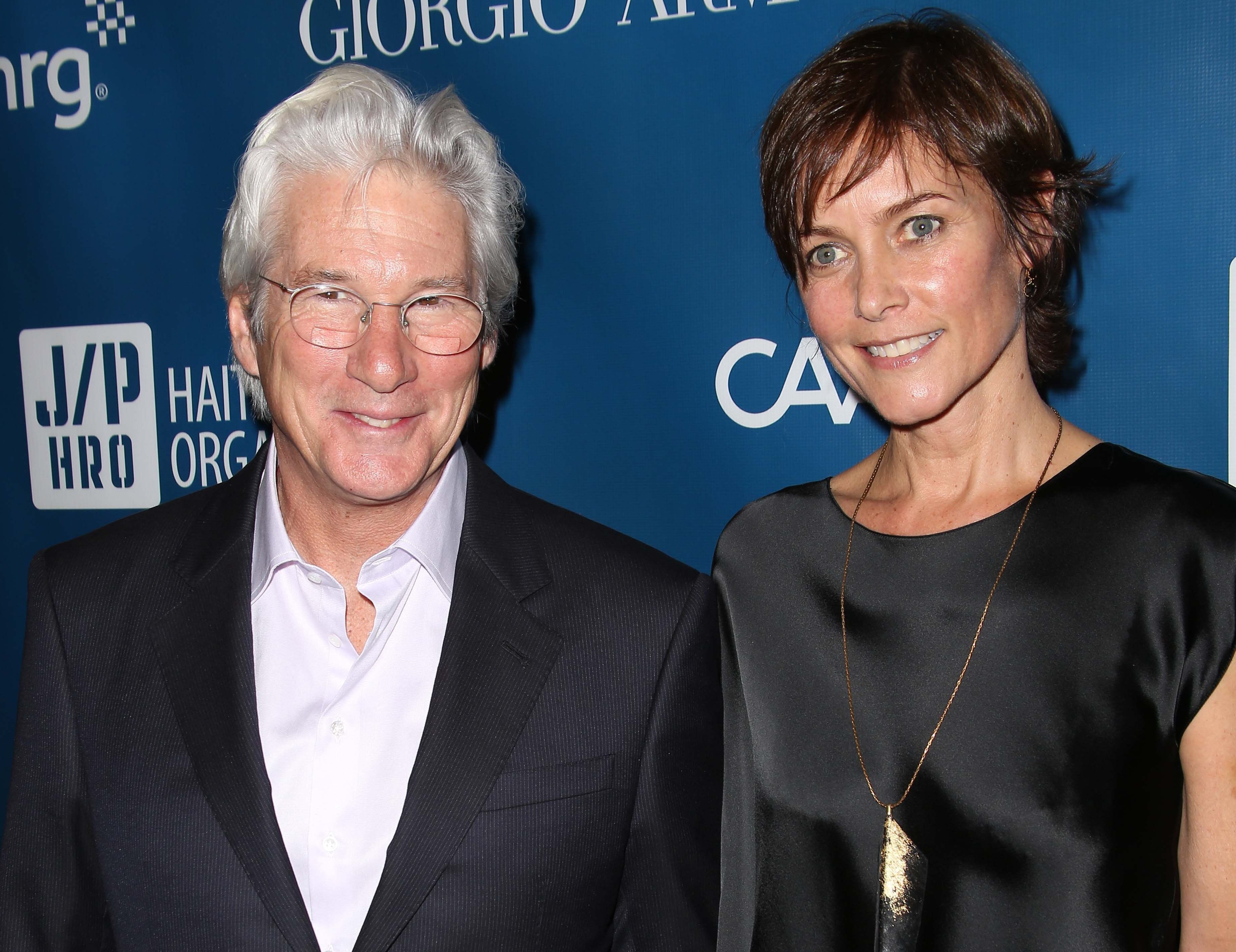 Richard Gere and Carey Lowell in Montage Hotel, Los Angeles