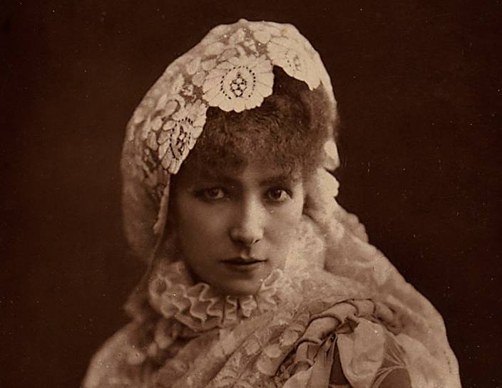 Sarah Bernhardt as Doña Sol