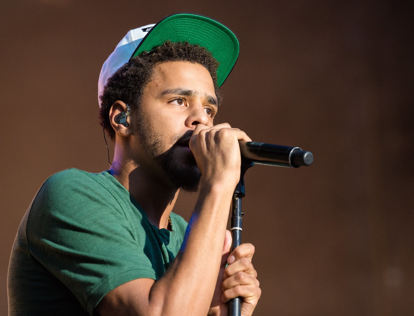 J. Cole on stage - 2024