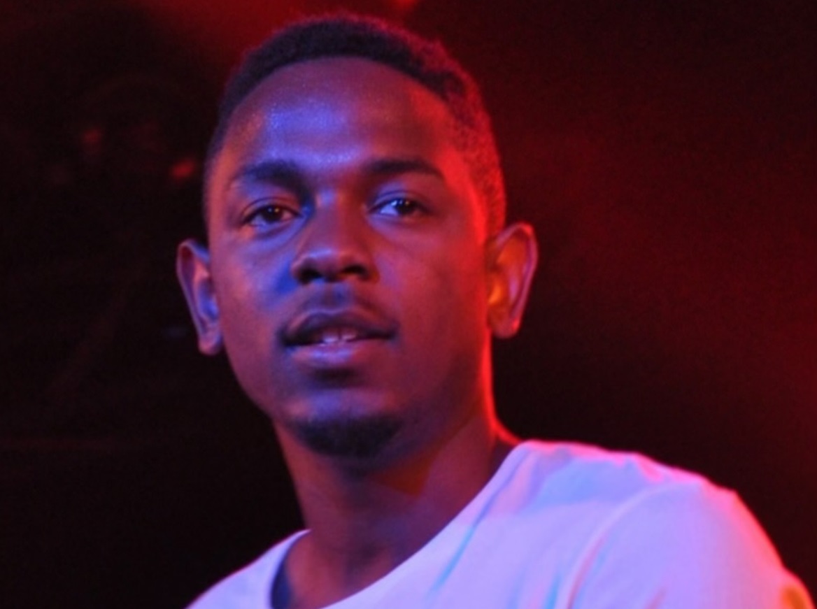 Kendrick Lamar looking at front.