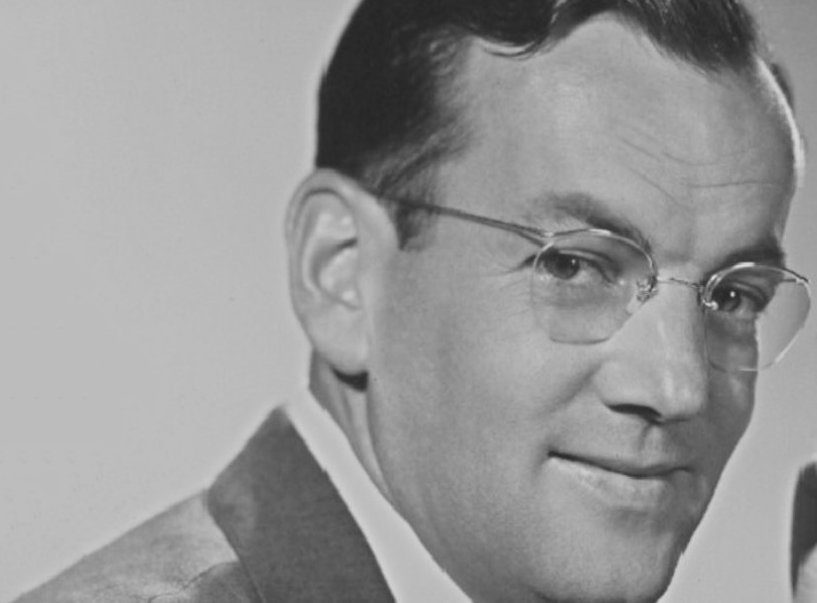 Glenn Miller wearing a pair of glasses