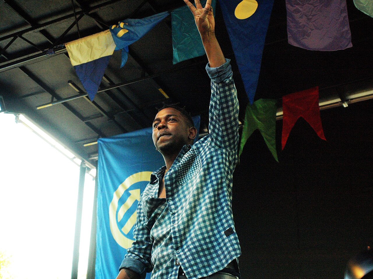 Lamar performing at the Pitchfork Music Festival in 2012