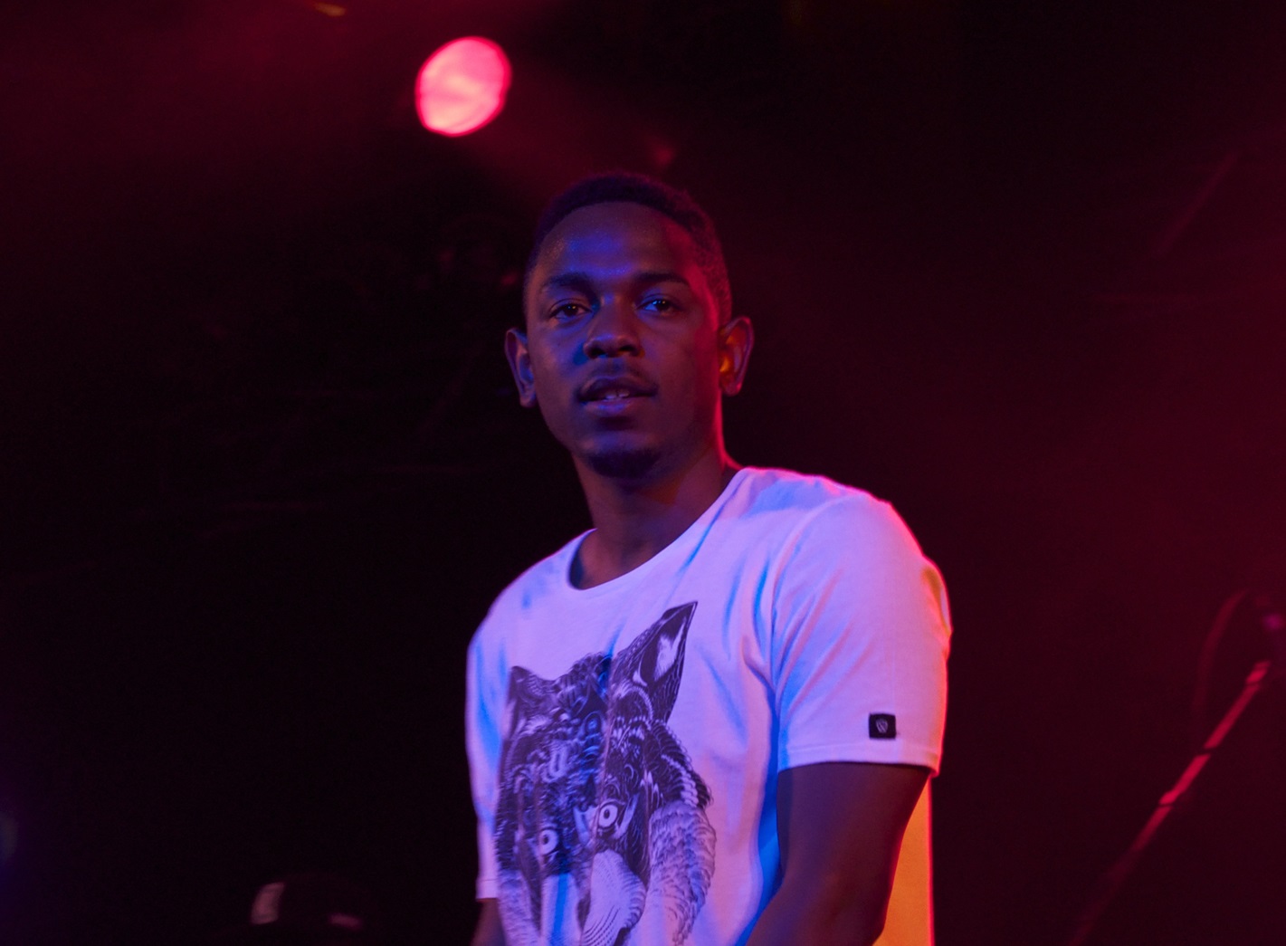 Kendrick Lamar on stage in Hamburg - 2013