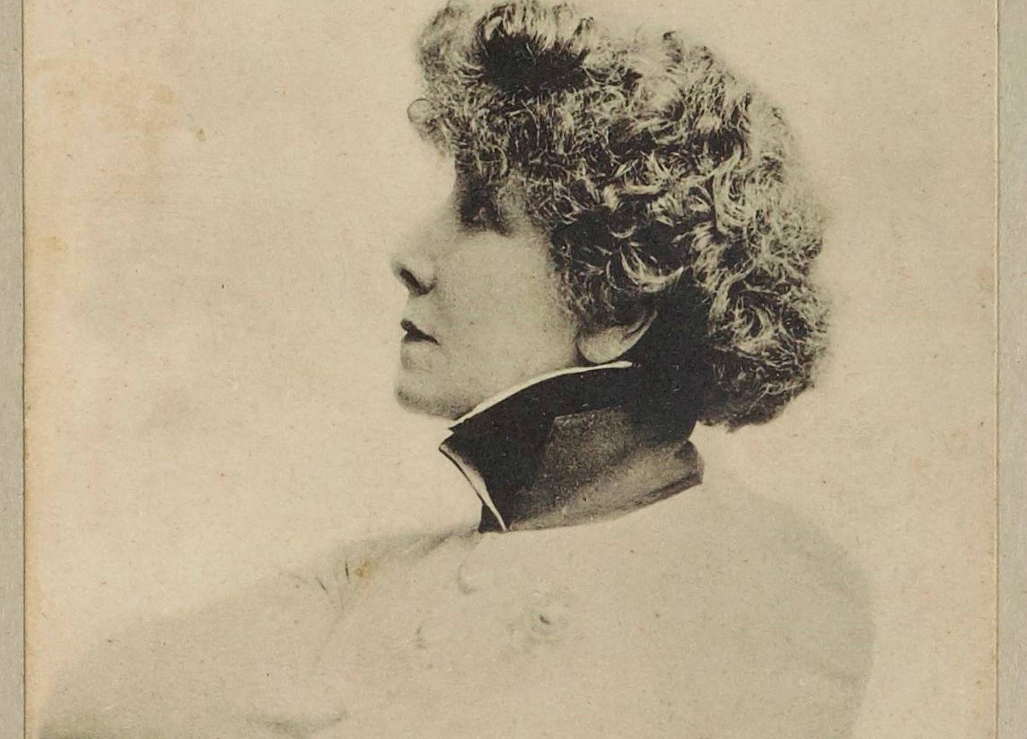 Sarah Bernhardt in male clothes