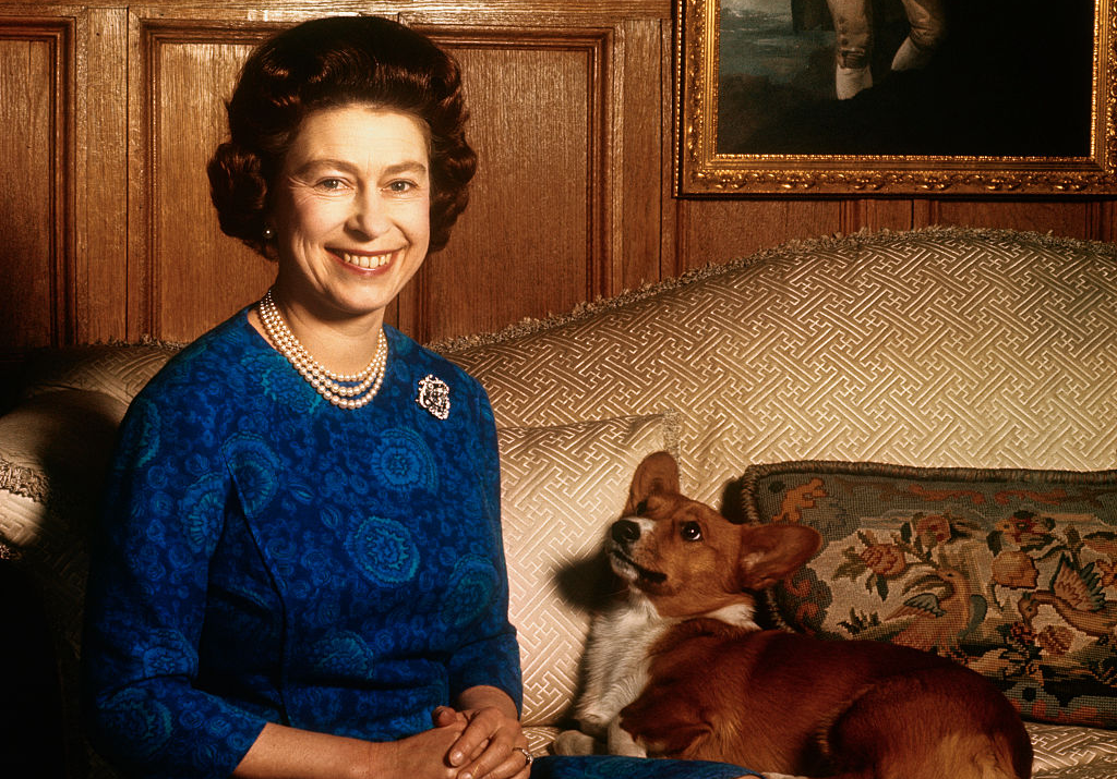 Queen Elizabeth II with Corgi