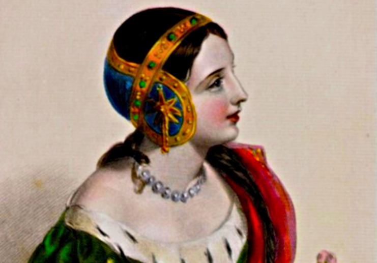 19th Century Engraving of Isabella of France