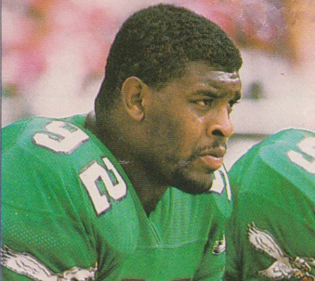 1987 Topps Reggie White, during a match