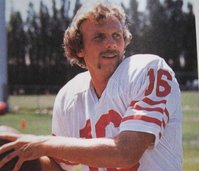 Joe Montana during a game