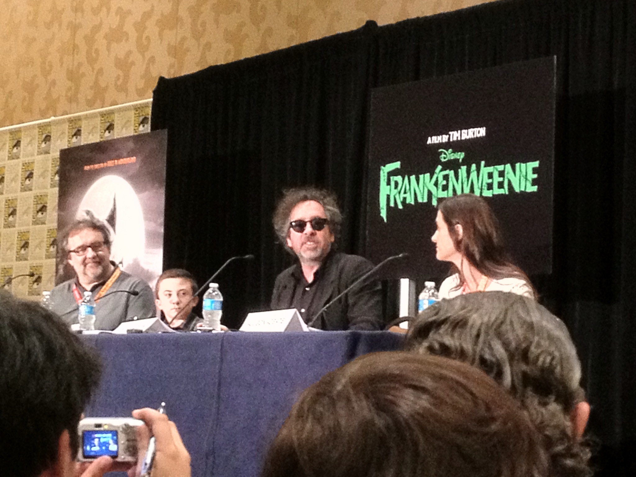 Tim Burton at a conference