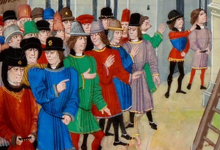 Illustration of the execution of Hugh the Younger Despenser