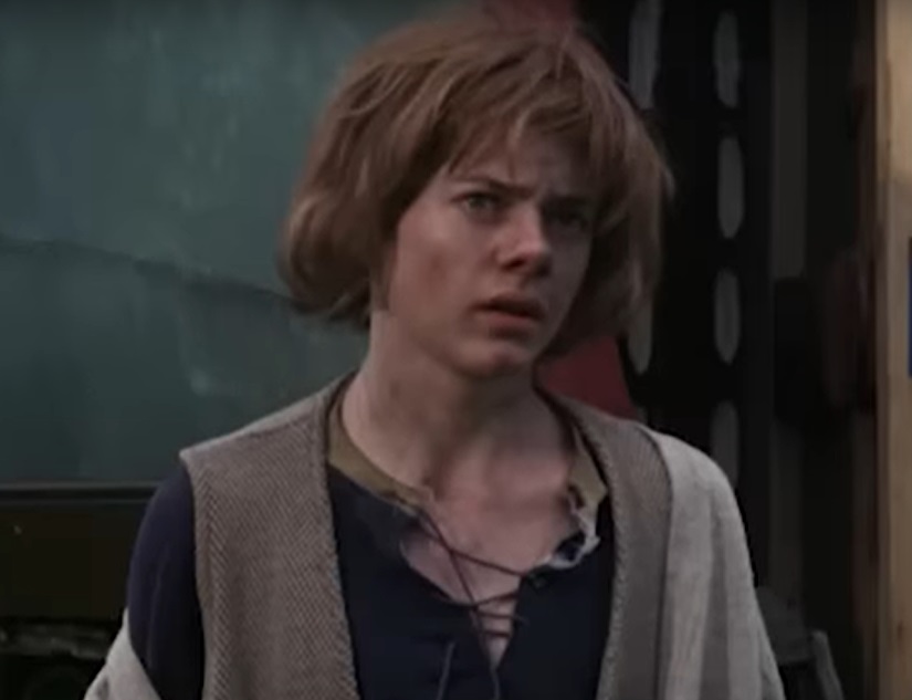 A visually captivating still taken from a pivotal moment in the film Flight of the Doves (1971)