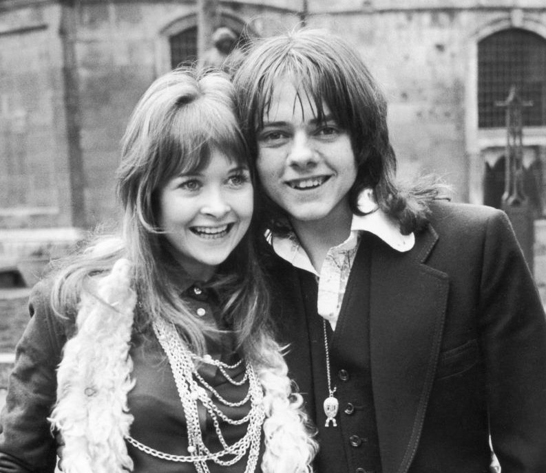 Photo of English child actor Jack Wild and his partner Gaynor Jones