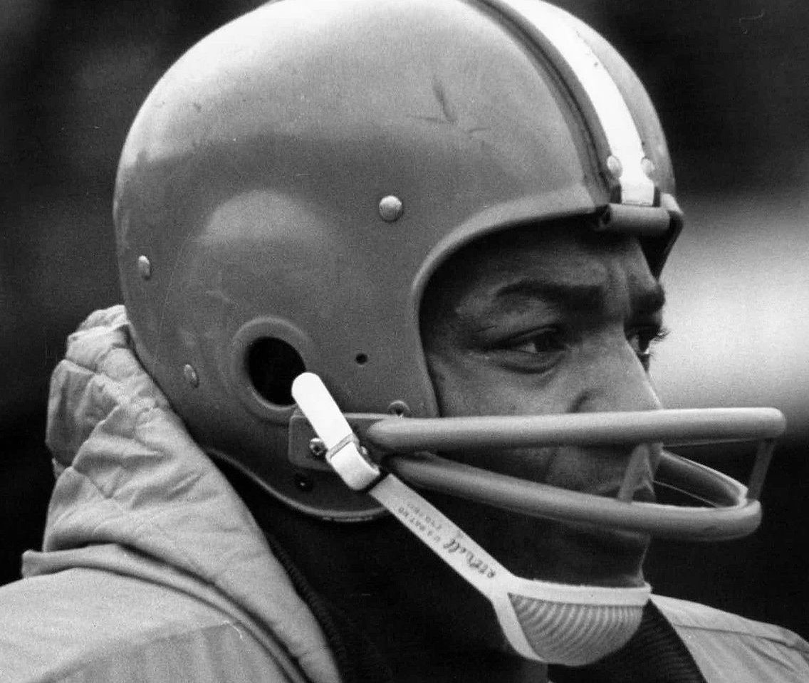 American football player Jim Brown