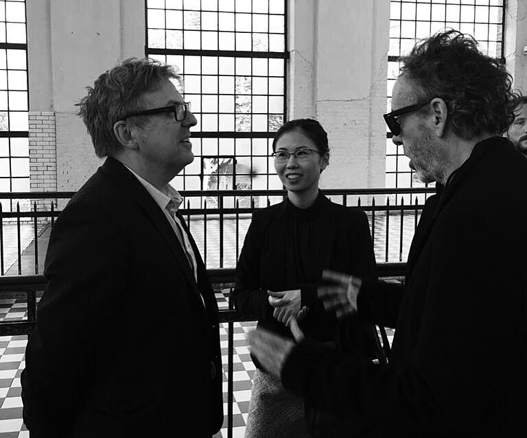Meeting with the film director Tim Burton