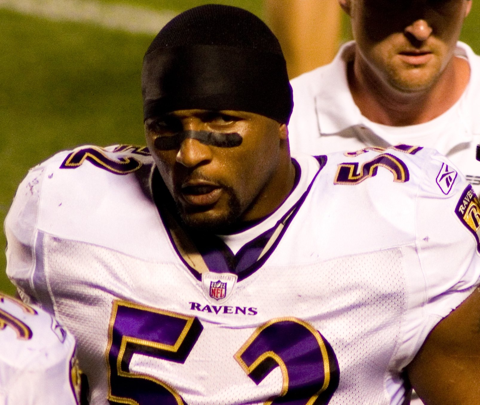 Ray Lewis during a game in 2008