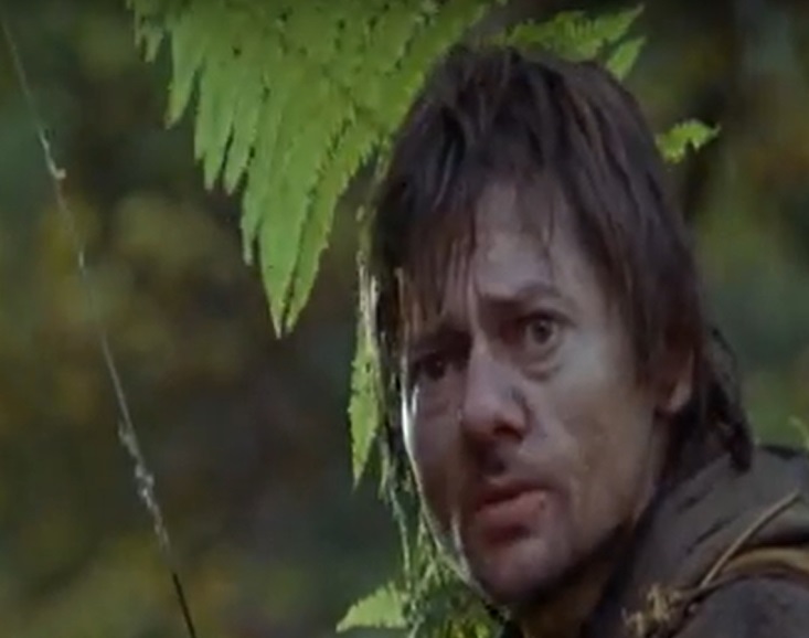 A visually captivating still taken from a pivotal moment in the film Robin Hood: Prince of Thieves (1991)