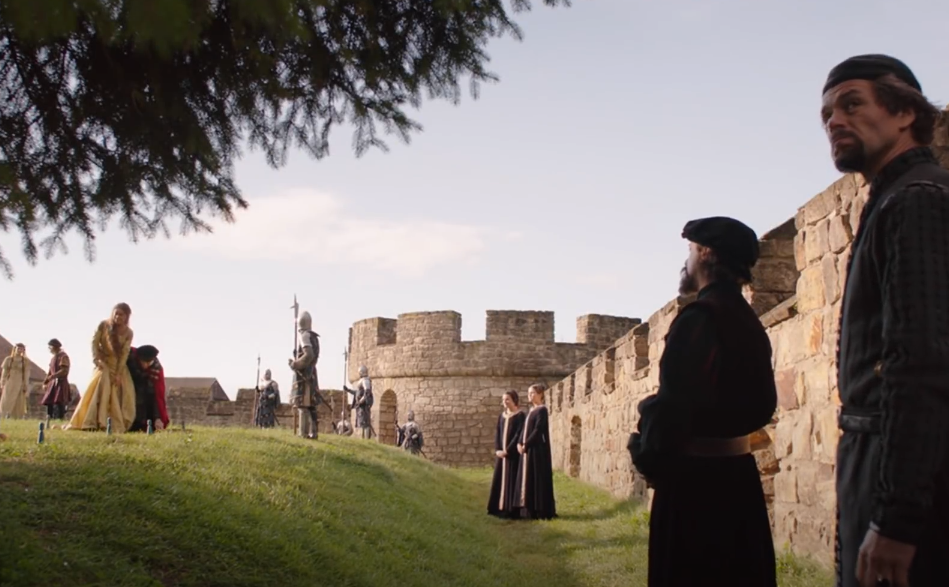 A screenshot of the TV Show Knightfall