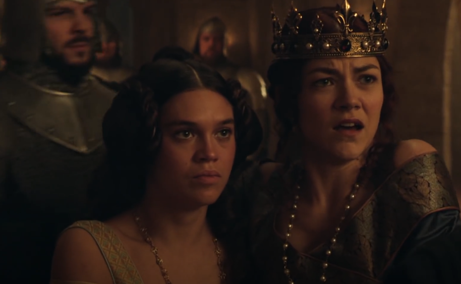 A screenshot of the TV Show Knightfall