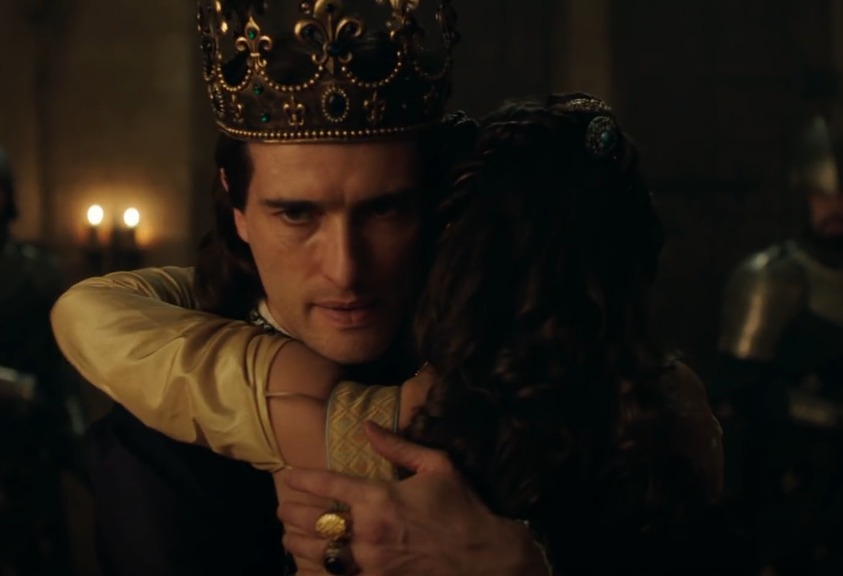 A screenshot of the TV Show Knightfall