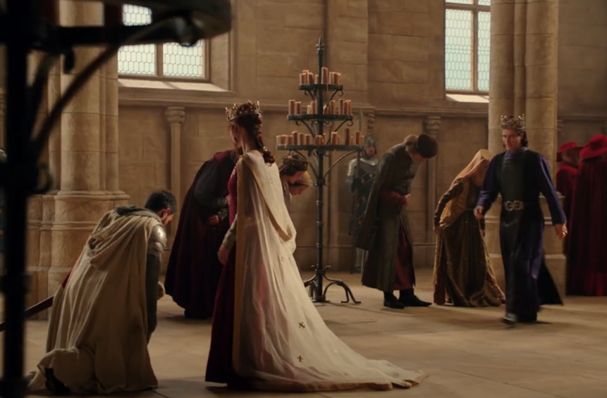 A screenshot of the TV Show Knightfall