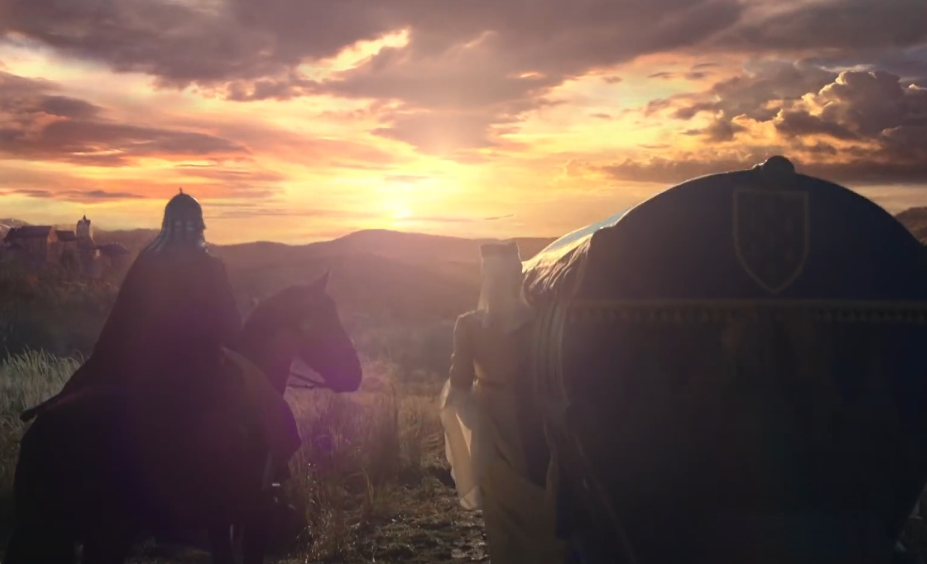 A screenshot of the TV Show Knightfall