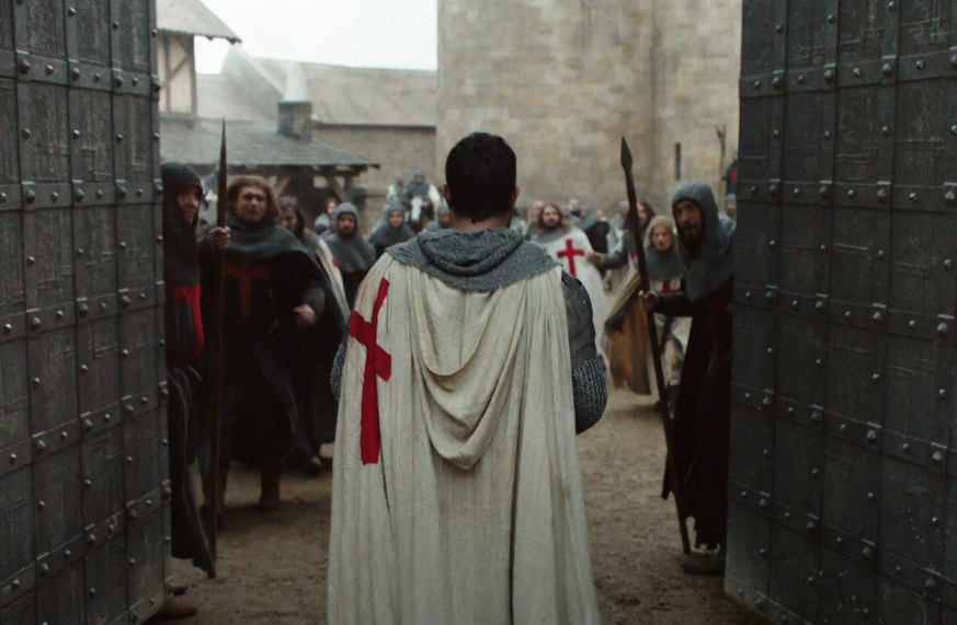 A screenshot of the TV Show Knightfall