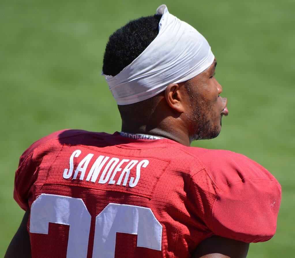 Barry J. Sanders during a match