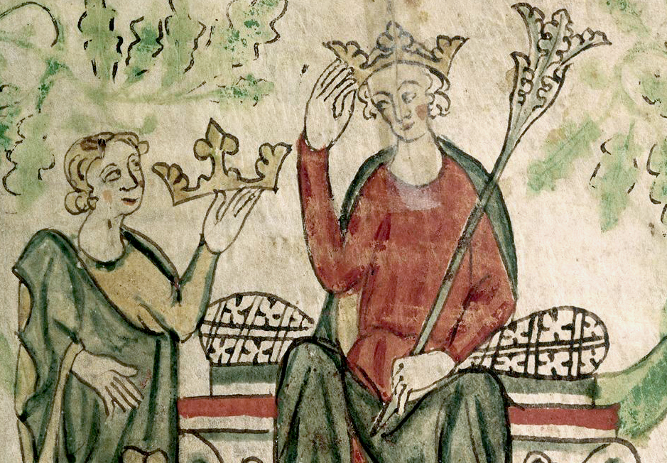 Edward II of England receiving his crown