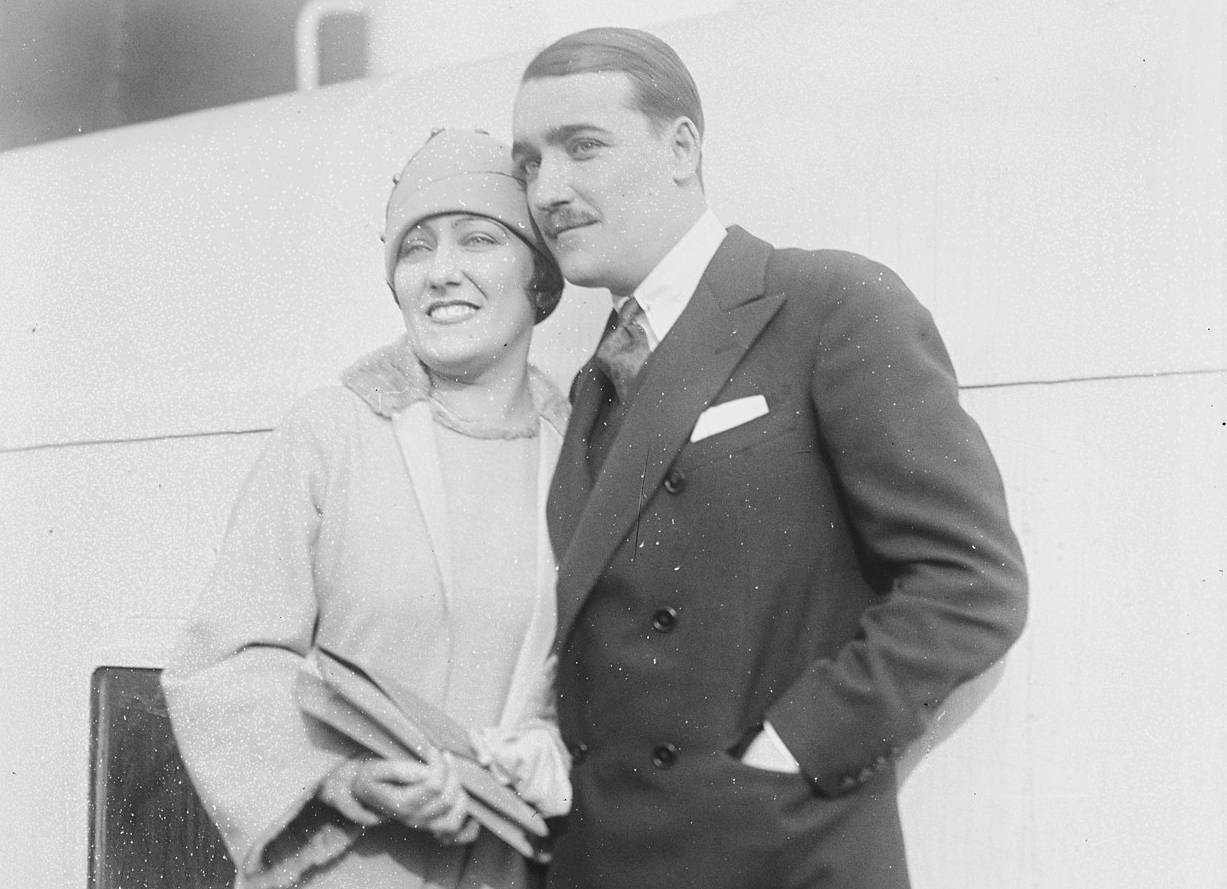 Gloria Swanson & Husband onboard