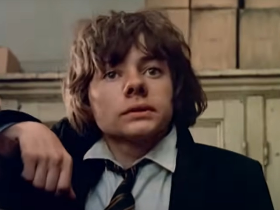 A visually captivating still taken from a pivotal moment in the film Melody (1971)