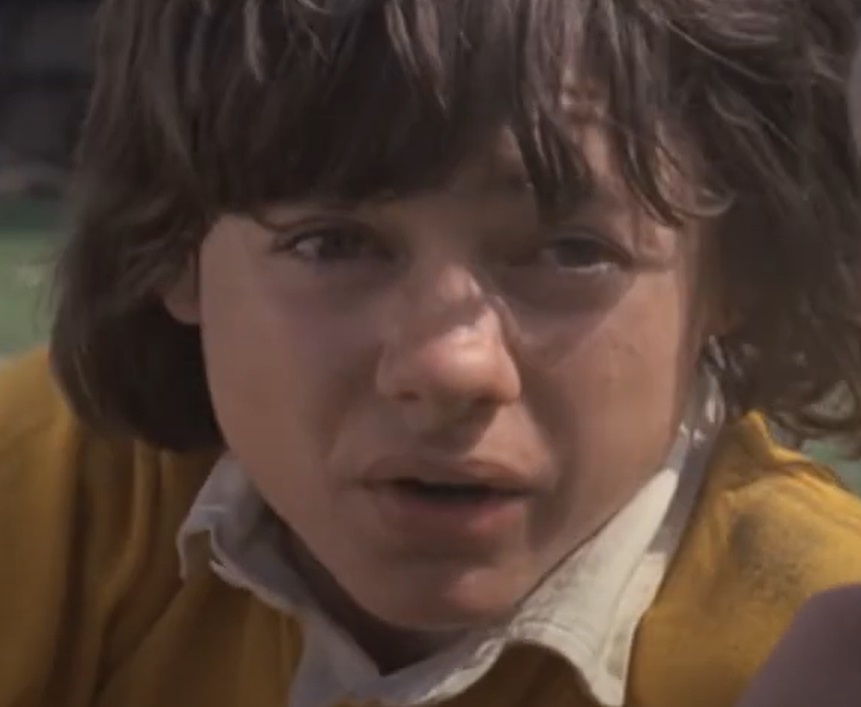 A visually captivating still taken from a pivotal moment in the film Melody (1971)