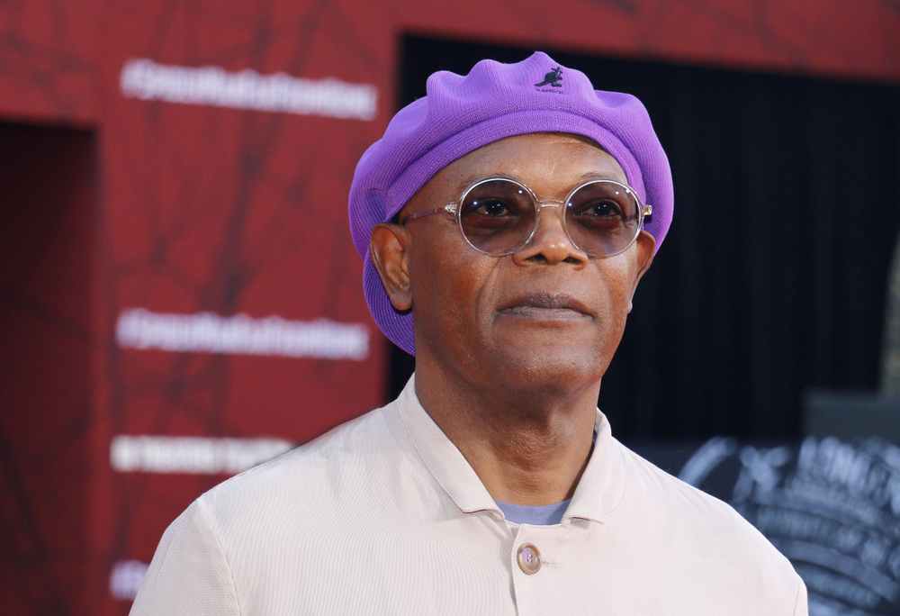 Samuel L. Jackson at the World premiere of 'Spider-Man Far From Home'