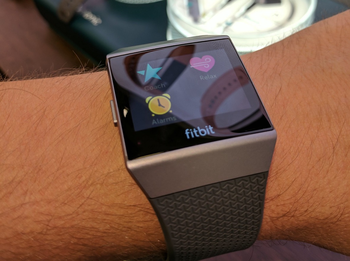 Fitbit Ionic smartwatch.