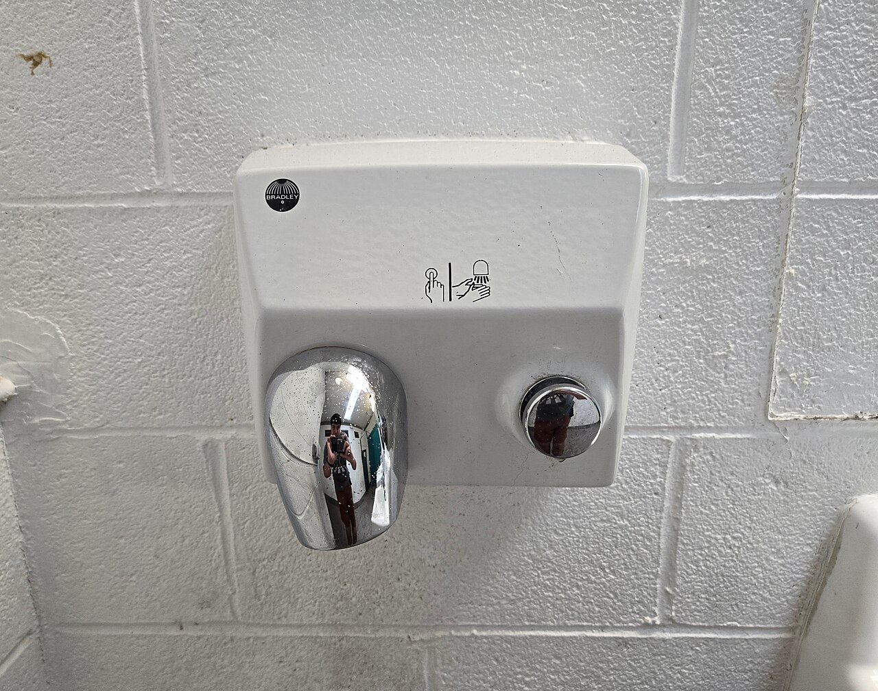 Bradley Model BA hand dryer 