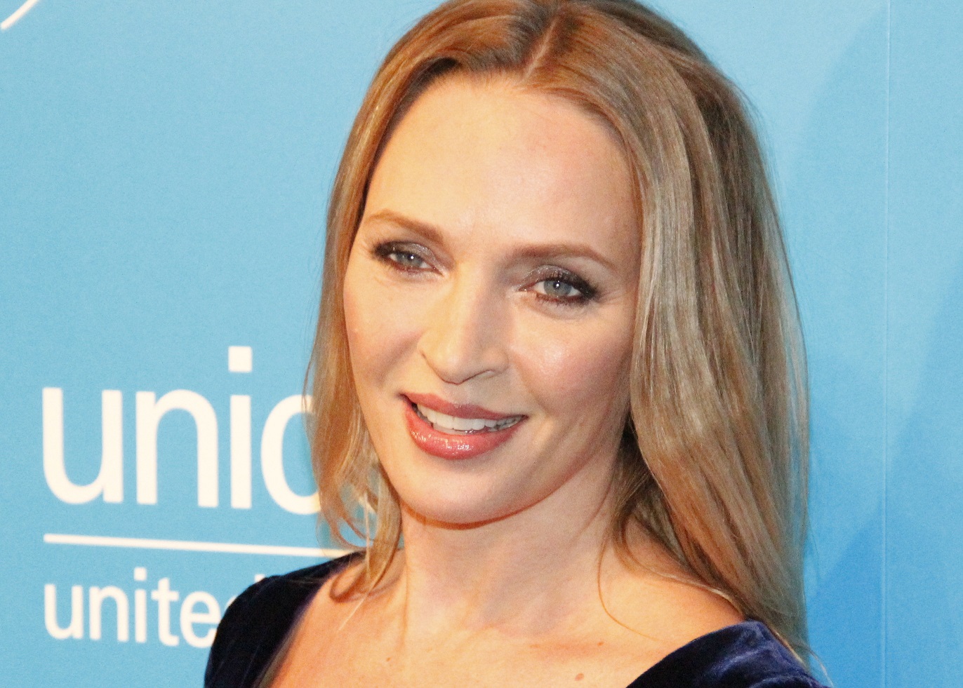 Uma Thurman at the UNICEF Snowflake Ball 2012 in New York City.