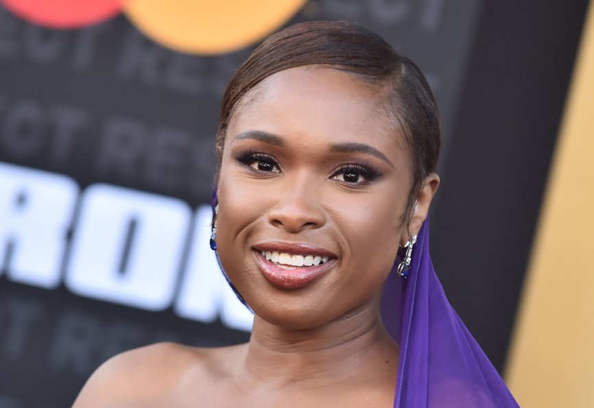 Jennifer Hudson arrives for the Respect Hollywood Premiere 2021