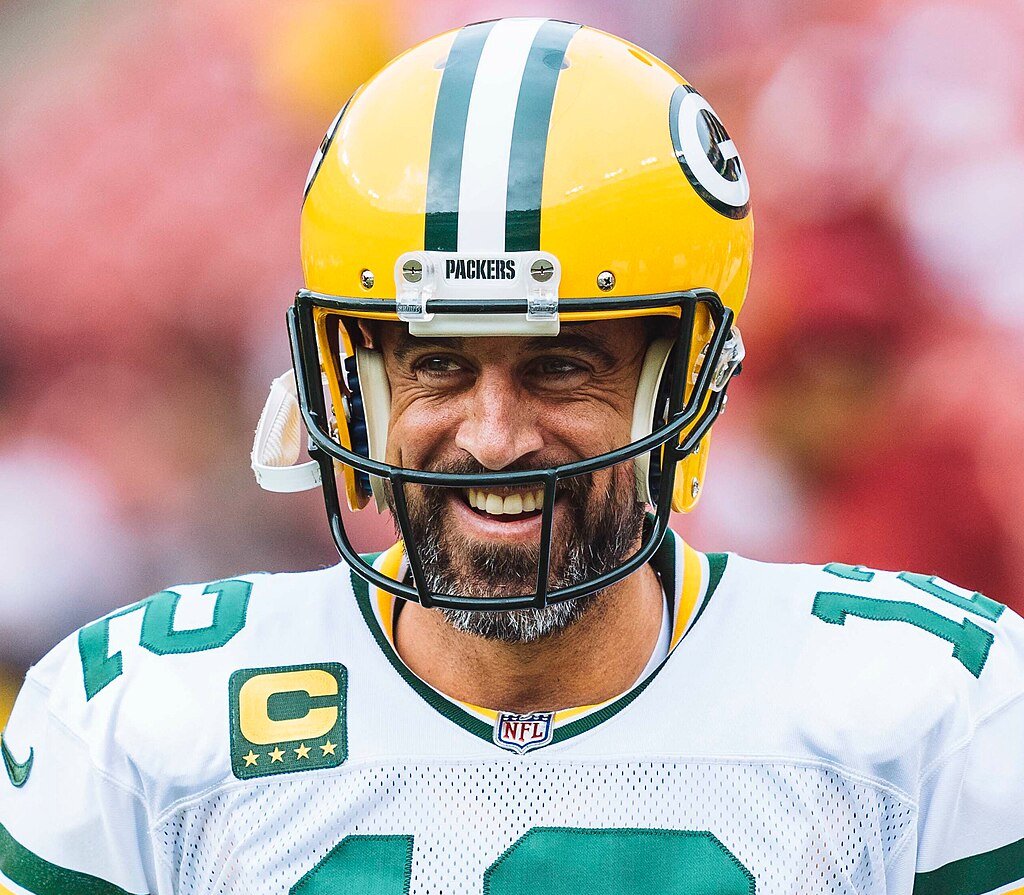 Aaron Rodgers during a game in Oct 2022