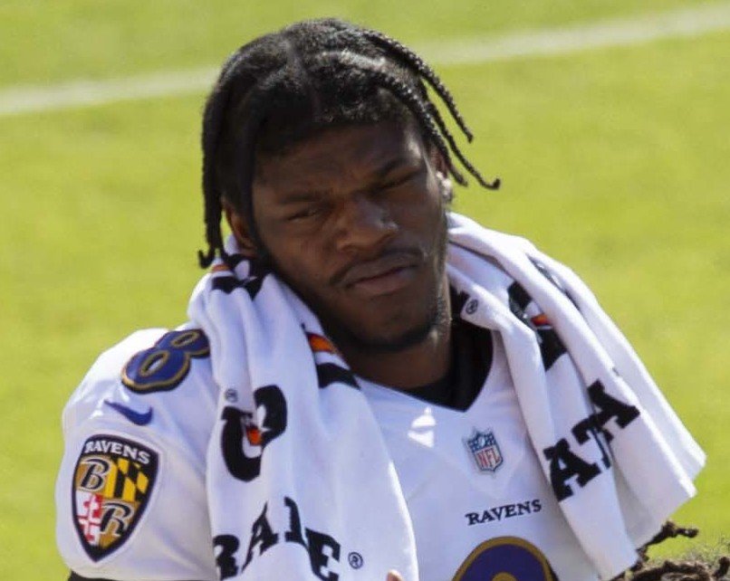 Lamar Jackson in the field 2020