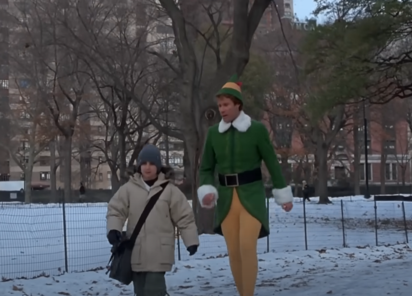 Screenshot of the movie Elf