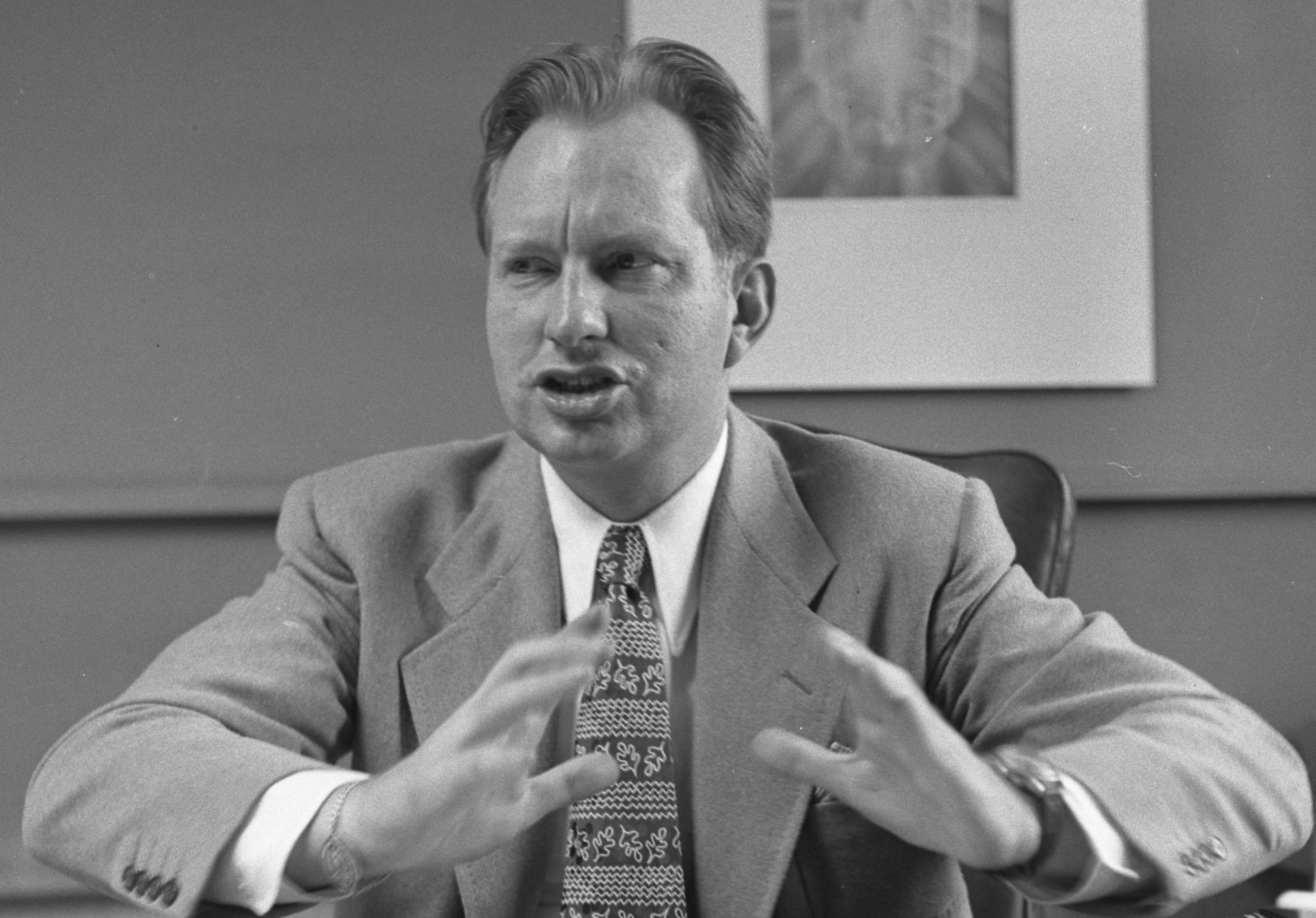 L. Ron Hubbard In 1950 in suit