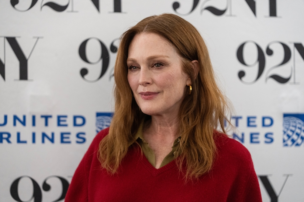 Julianne Moore attends May December advance screening and talk