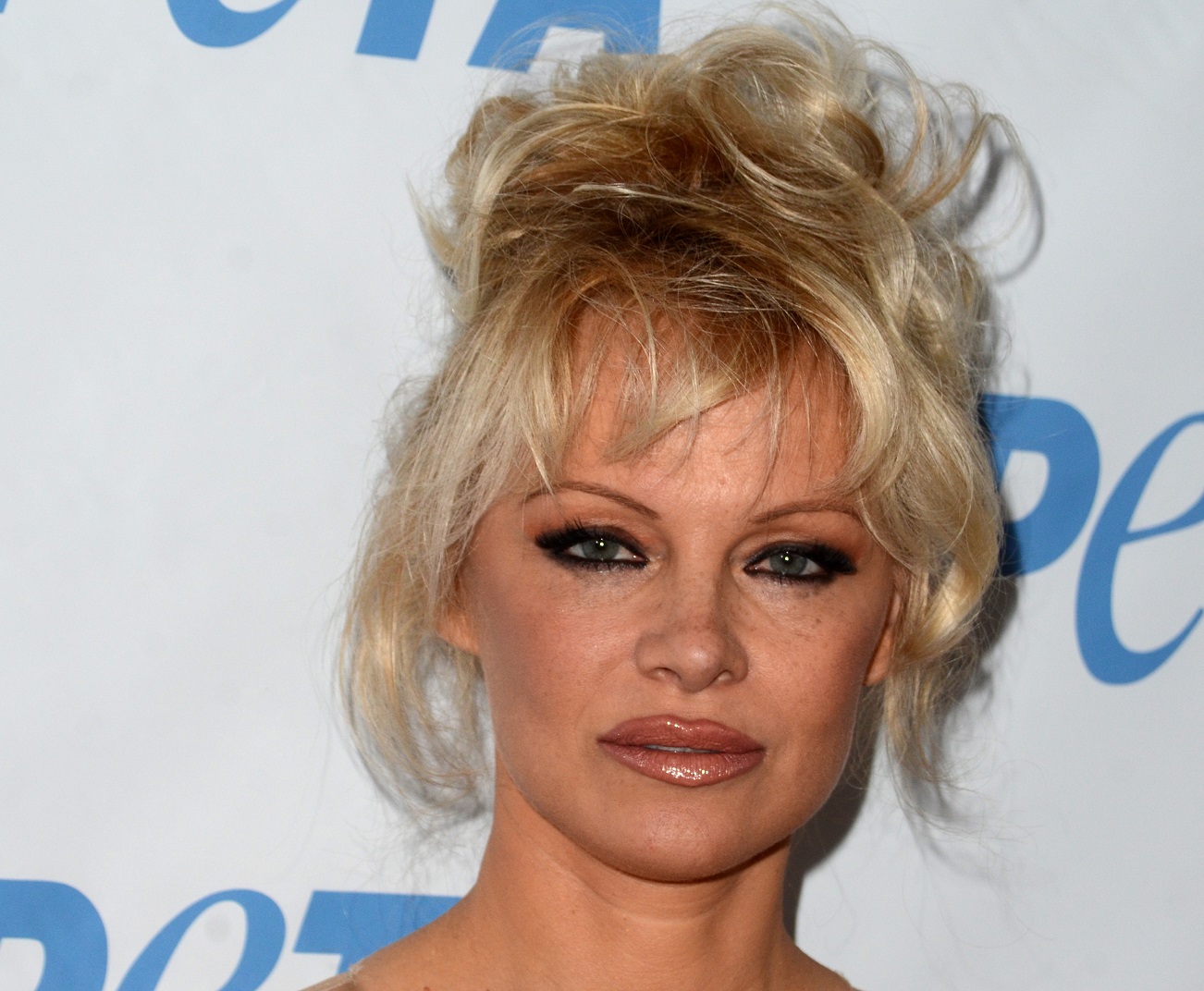 Pamela Anderson at the Peta Celebrates Prince on his Birthday at the Peta's Bob Barker Building on June 7, 2016