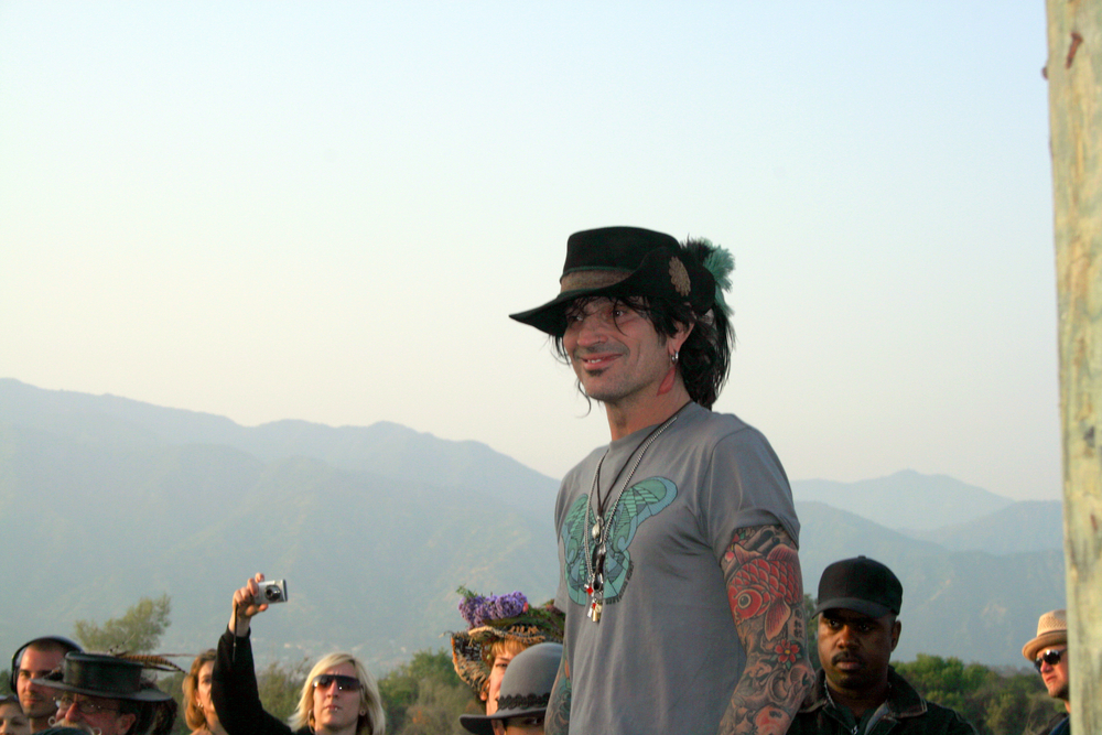 Tommy Lee visits the Renaissance Pleasure Faire in Irwindale, CA on May 10, 2008.