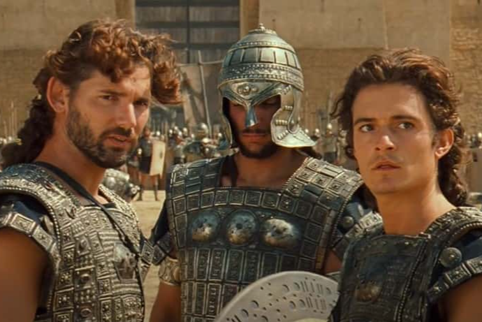 A screenshot of the movie Troy 