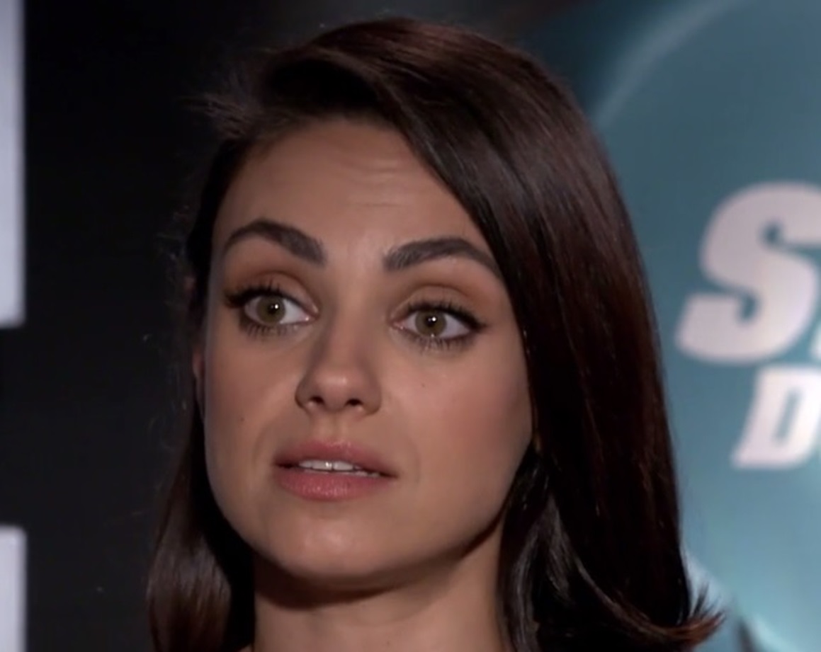 Mila Kunis in an interview for ColliderVideo in 2018