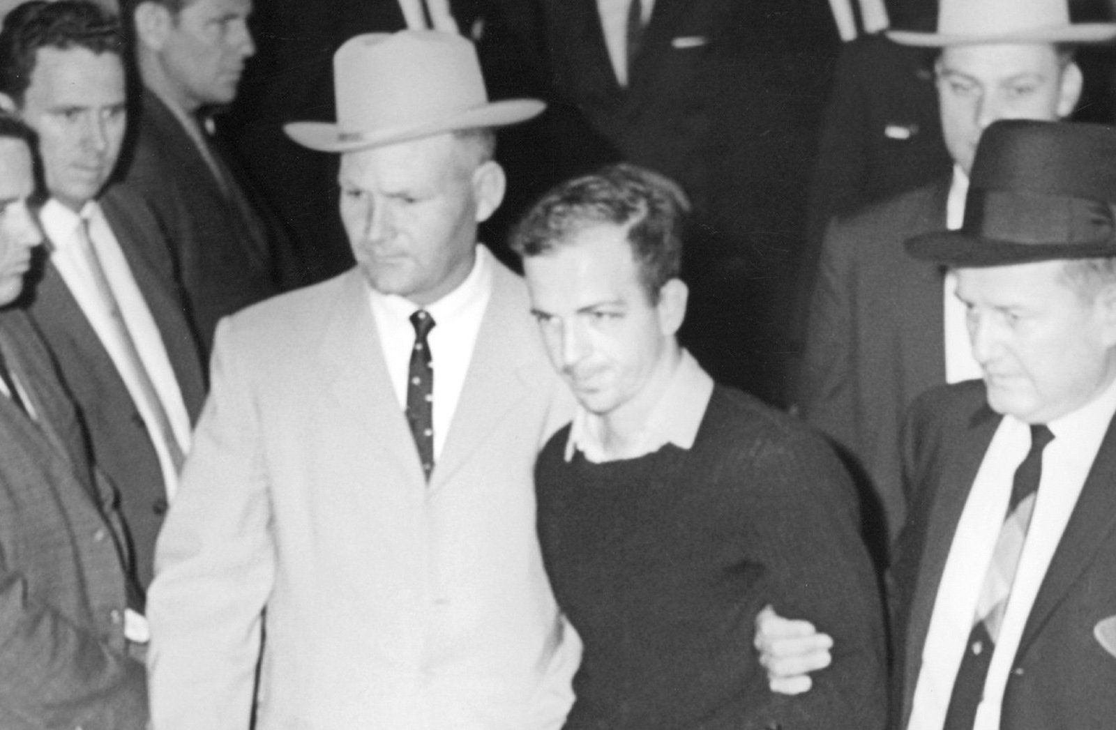 Lee Harvey Oswald Is Being Moved By Police