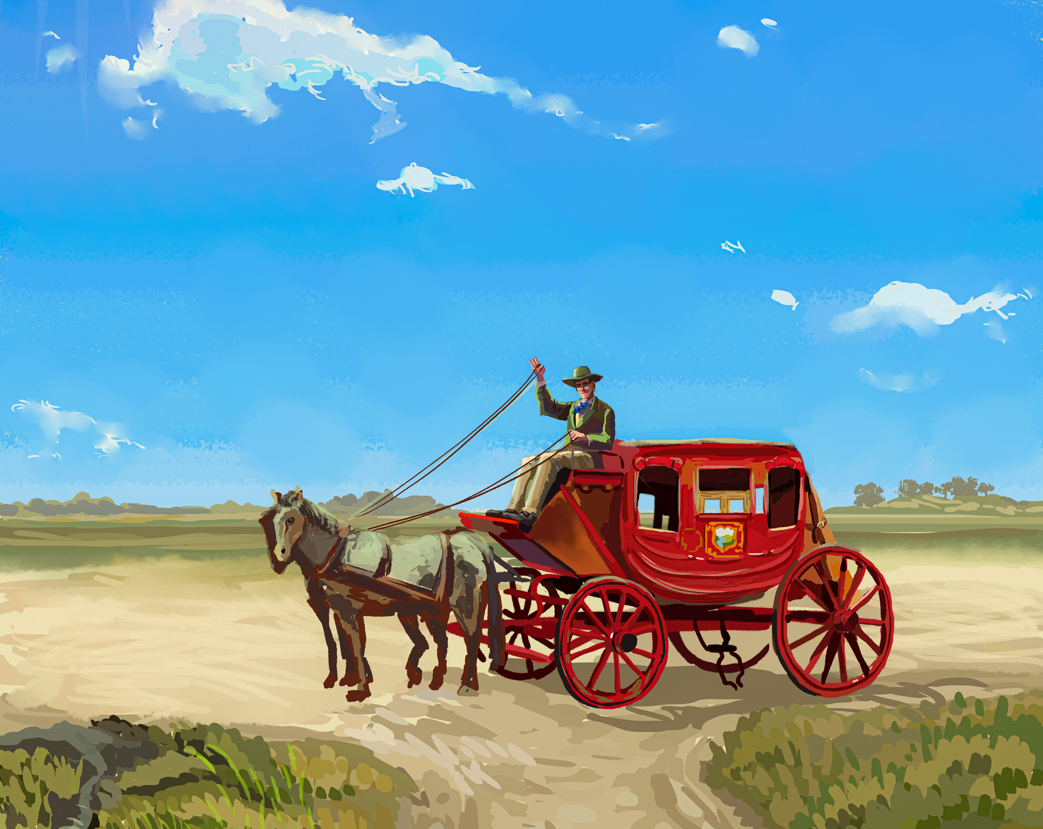 Charley is here to pick me up