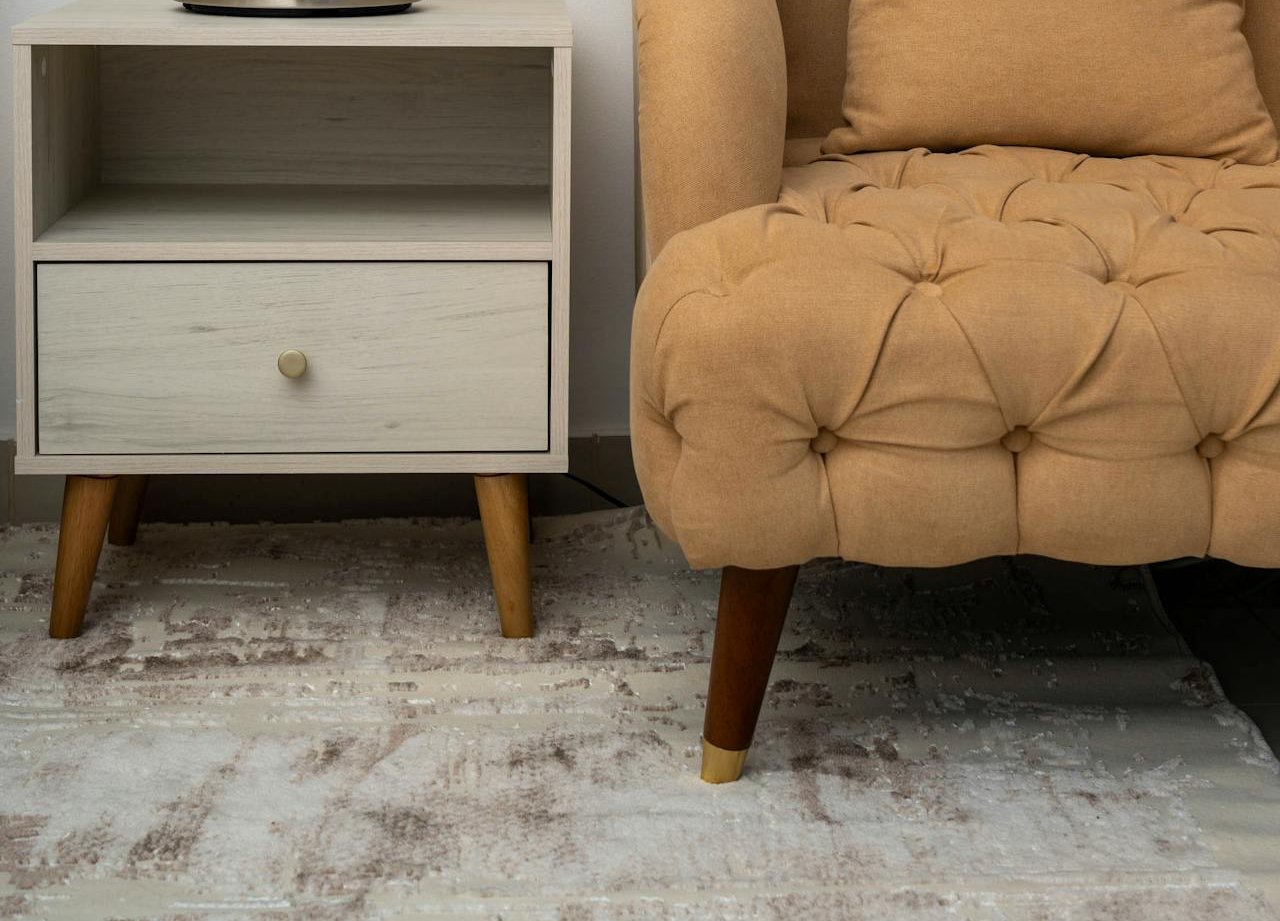 Furniture with furniture feet