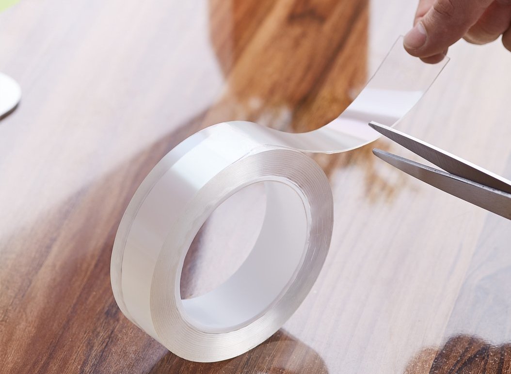 Clear double sided adhesive tape