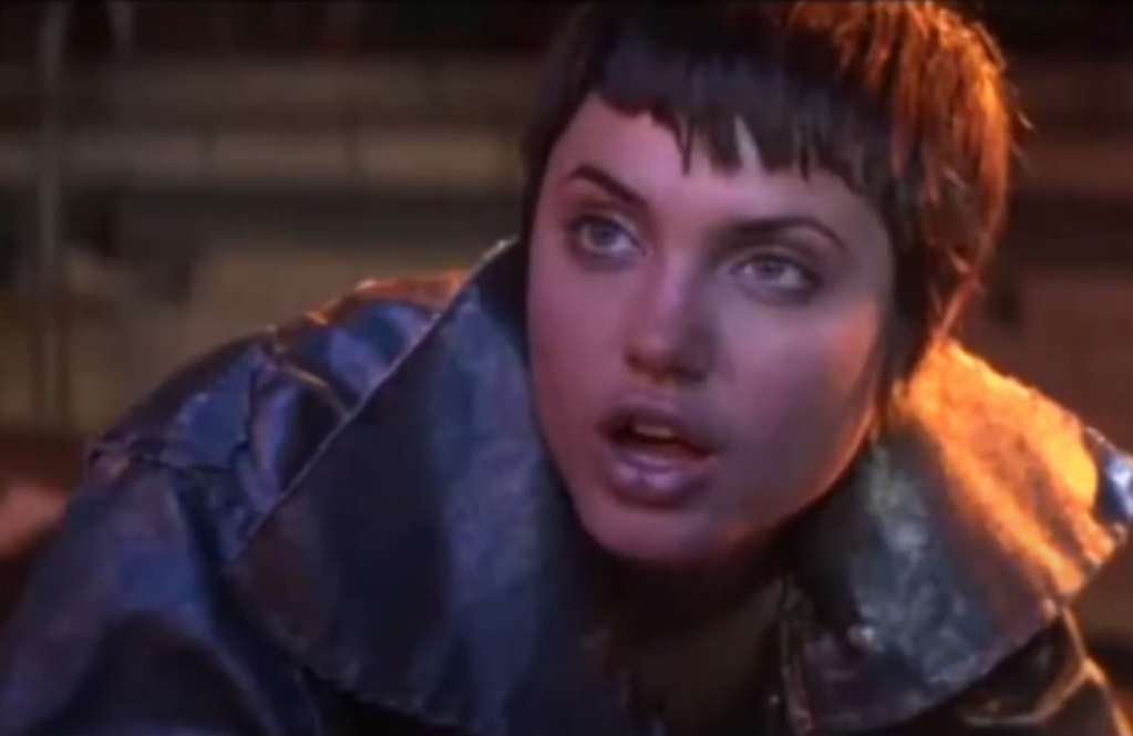 Screenshot of Angelina Jolie from - Hackers (1995)